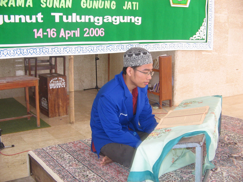 Alfan Muslihuddin, santri PPSS Nurul Huda mewakili kota Malang dalam Lomba Baca Kitab Antar Pesantren se-Jawa Timur